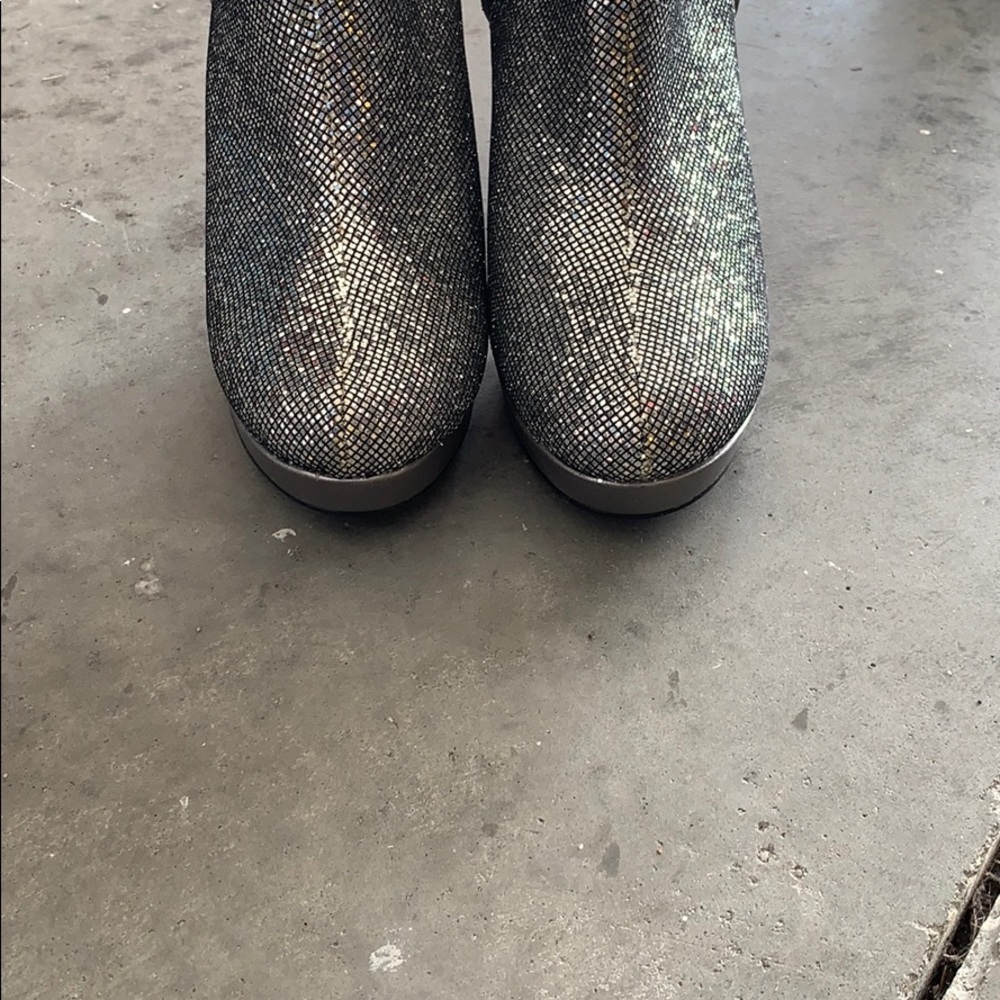 Silver shoes